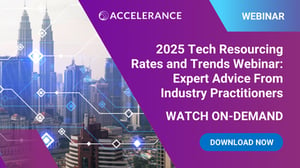 Watch On-Demand our Tech Resourcing Rates & Trends Webinar